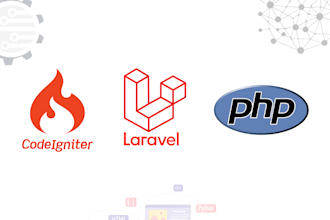 develop or fix any website using PHP laravel codeigniter