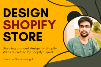 design a branded shopify store for your retail business