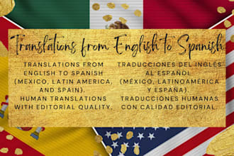 professionally translate from english to spanish