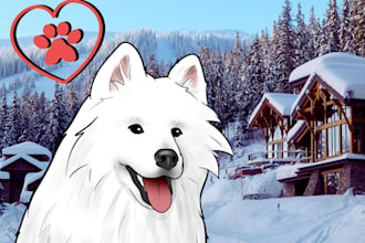 draw a portrait of your beautiful pet