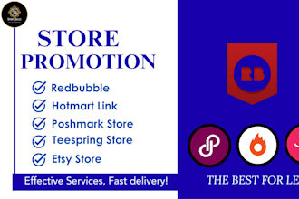 promote redbubble, promotion redbubble, hotmart prom0tion, poshmark pr0motion