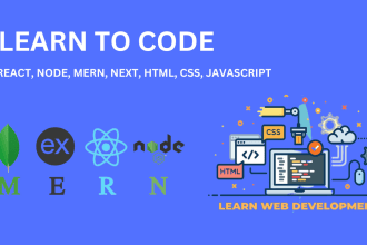 teach and help you learn javascript, react, node, and mern stack web development
