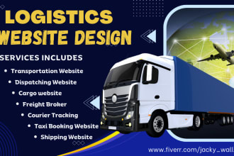 build logistics, trucking, dispatch, cargo, freight broker website
