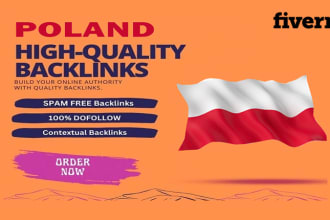 create poland high authority seo link building polish dr backlinks