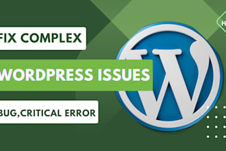 fix any wordpress error in 1 hour, 10 years wp crisis specialist