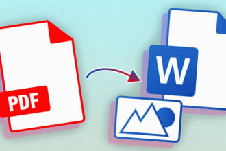 convert pdf to word or excel file
