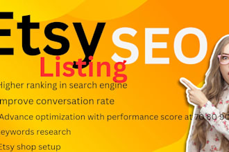 do your esty products listing,  esty tag and title to  boost sales