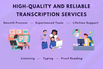 be your reliabe transcriber and medical scribe