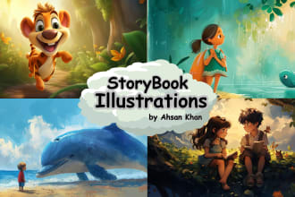 be your childrens picture book illustrator create childrens book illustration