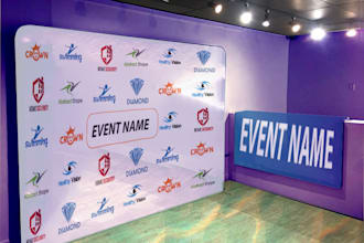 creative backdrop media wall design service pro