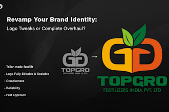 modify or redesign your existing logo