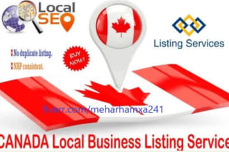 list your business in top 200 live canadian local SEO citations