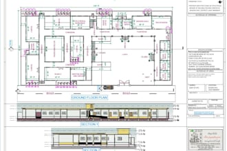 do architectural, structural building designing in autocad and revit
