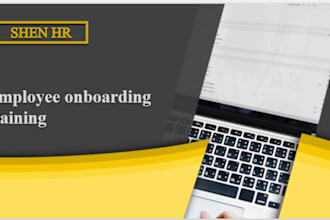 write employee onboarding or induction plan for your newhires