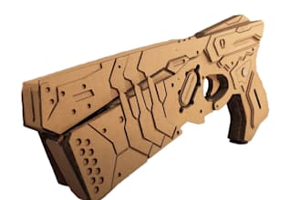 design 3d model cardboard sculpture paper craft art template
