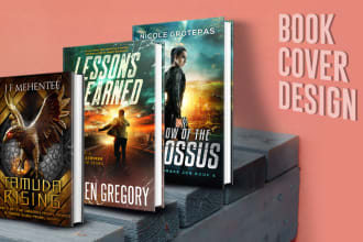 book cover design, ebook cover design, KDP book cover