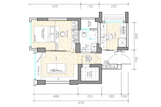 2d plan elevation and section