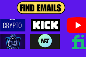 find emails from youtube and twitch for business purpose