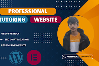 build high quality responsive elearning , education and consulting website