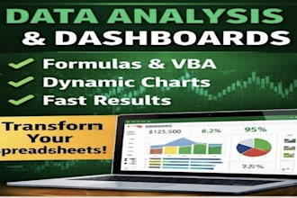 automate optimize and visualize excel data