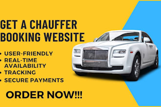 do taxi booking website, chauffeur website, limousine website, airport transfer
