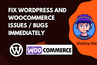 resolve wordpress and woocommerce issues