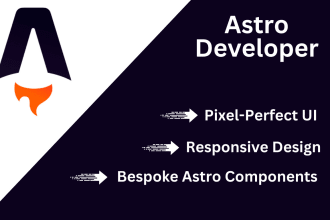build modern astro js website using tailwind CSS