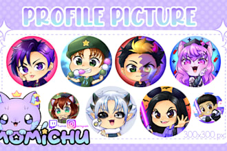 create custom chibi profile pictures