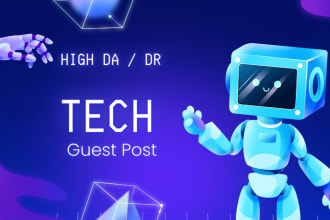 publish tech, technology guest post dofollow backlink high da technology blog