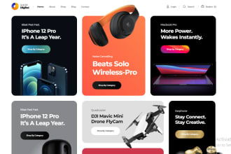 design you an ecommerce store on 10web