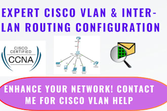 cisco vlan and inter vlan routing configuration, packet tracer lab help