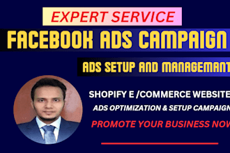 expertly setup facebook paid ads instagram ads campaign for leads,sales traffic