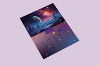 make customized wall calendar and desk calendar
