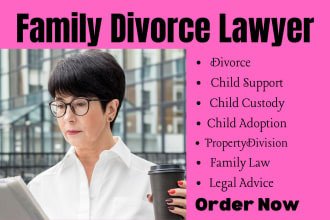 provide legal advice on divorce, family law, and child custody
