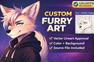 draw your custom furry character or fursona