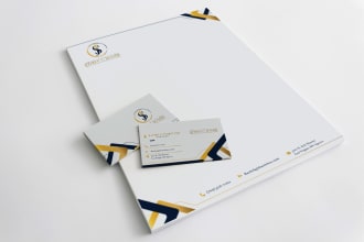 design modern professional business card and stationery