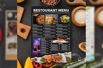 create quality japan menu, logo, poster, flyer in 24 hours