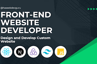 be your frontend reactjs nextjs javascript developer