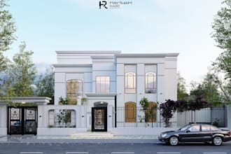 do 3d realistic exterior and landscape design