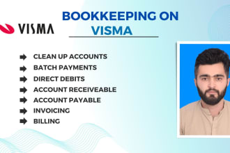 do bookkeeping on visma economic for dutch and swedish companies