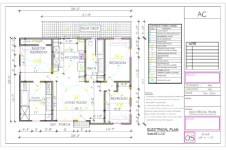 create electrical, plumbing, mechanical and hvac plans
