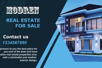 design  professional signage , signboard or banner , yard sign and lawn design