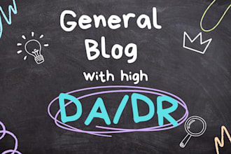 provide general backlinks with general blog