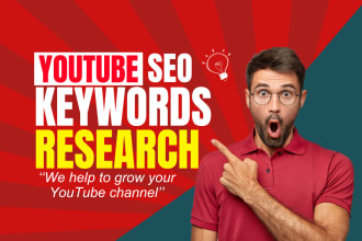 high impact youtube SEO keyword research and channel growth