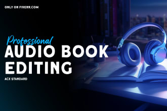 edit, mix and master your audio book to acx standards