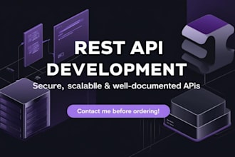 develop restful apis using express, django, or adonis
