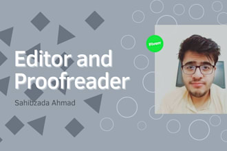 meticulously proofread and edit your novel, novella, or short story