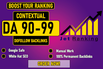 create da 90 high quality contextual SEO dofollow high authority backlinks