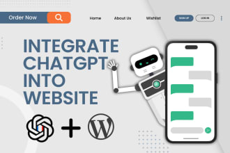 integrate chatgpt API into wordpress website for ai chatbot and auto blogging