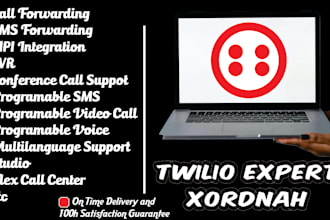 be your twilio developer for IVR, voice, SMS, API and automation